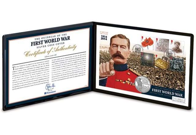 WWI Centenary Outbreak of War Silver Presentation Folder